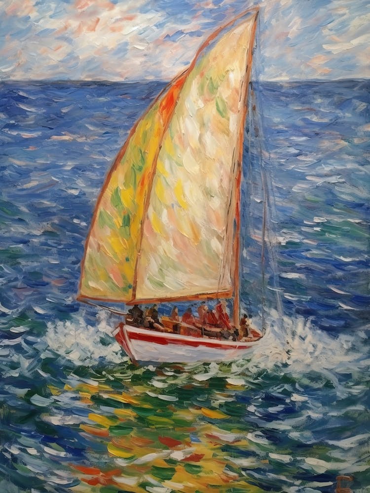 Sailing In The Style Of Monet 3