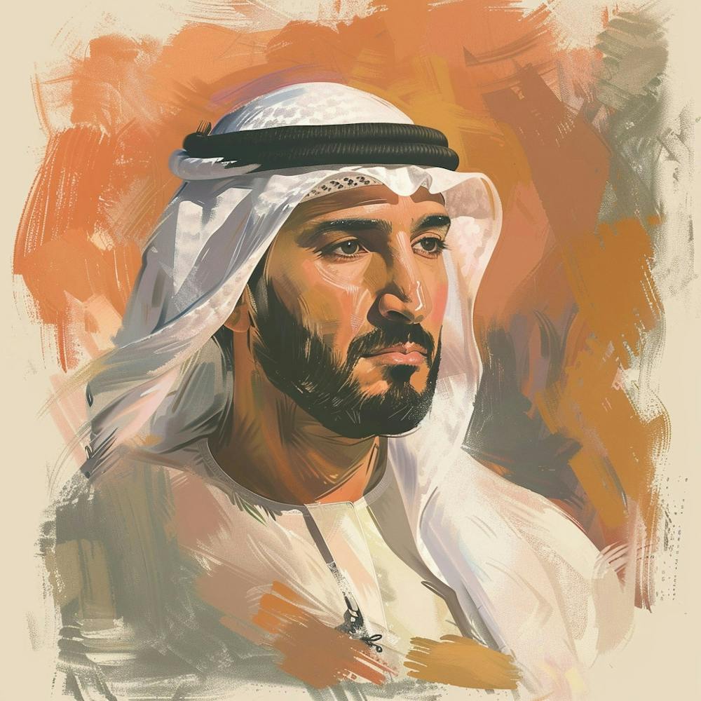 Portrait Of The King Of Saudi Arabia