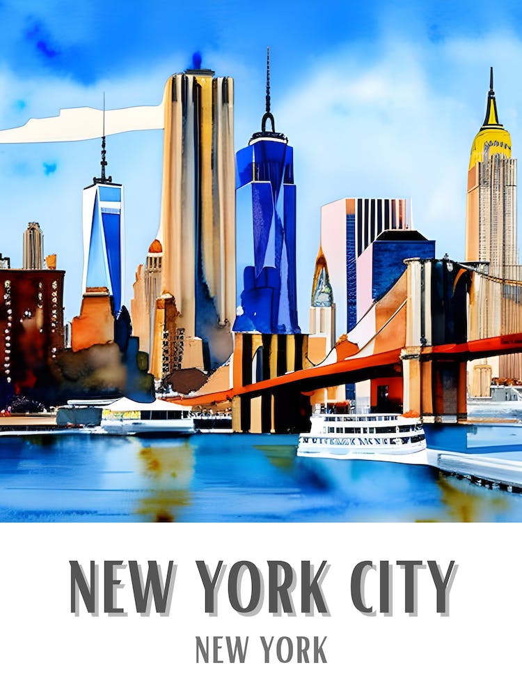 New York City Colorful 3