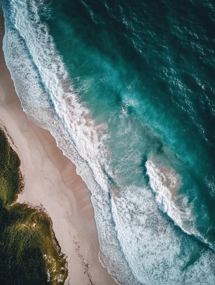 Aerial View Of A Beach 97