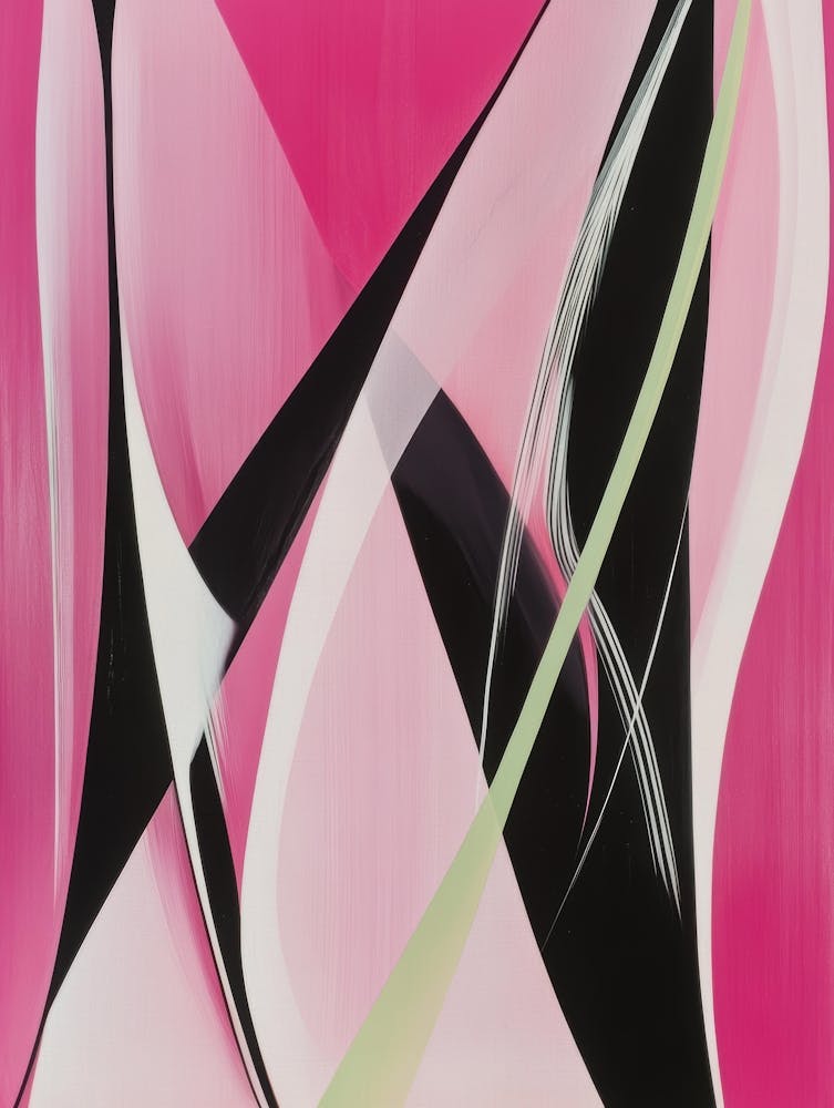 Abstract In Pink And Black 2