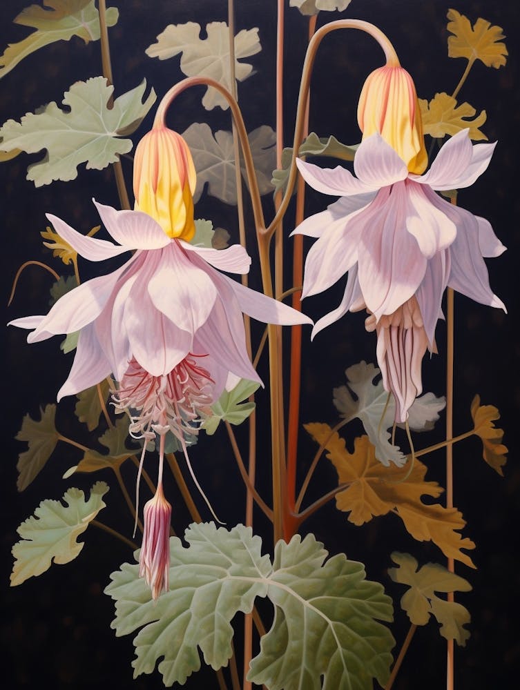 Flower Illustration Columbine 3