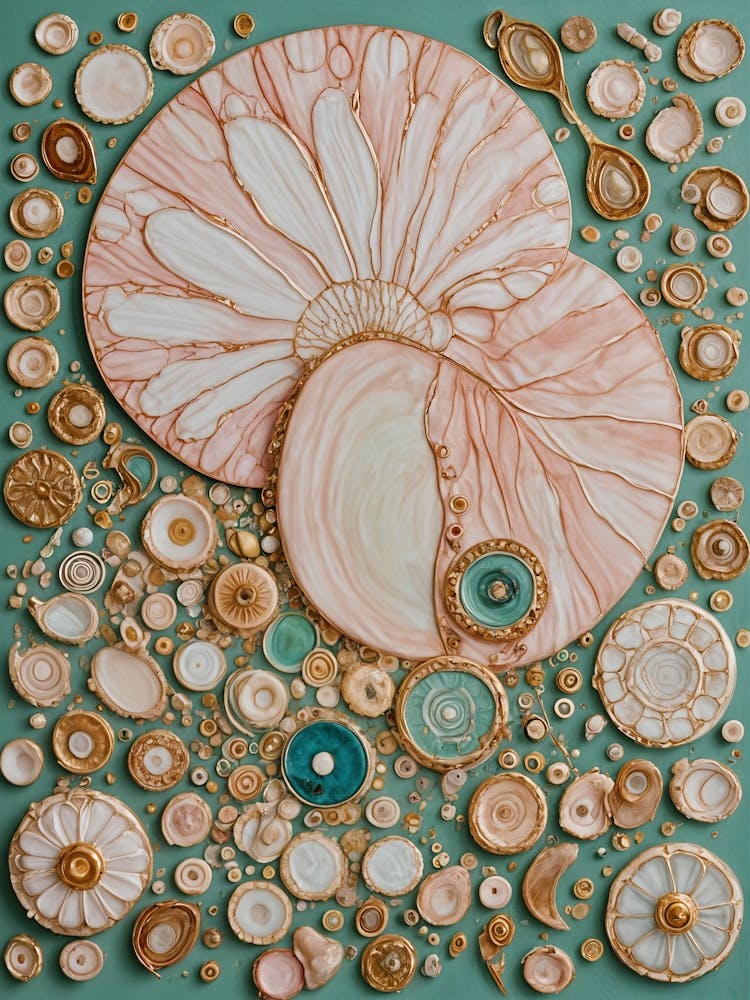 Pink And Gold Treasures