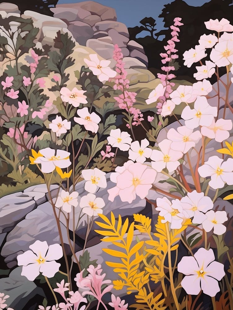 Phlox 1 Flower Painting