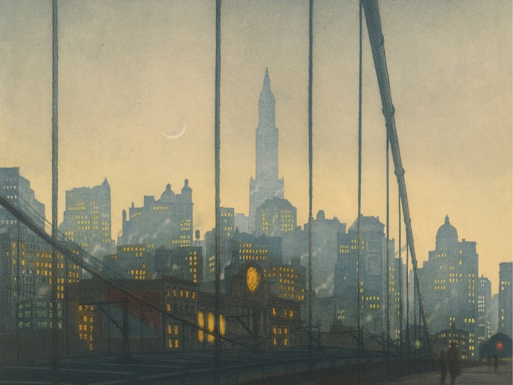 New York - Pont de Brooklyn Art Mural
