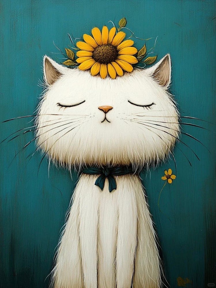 Sunflower Cat