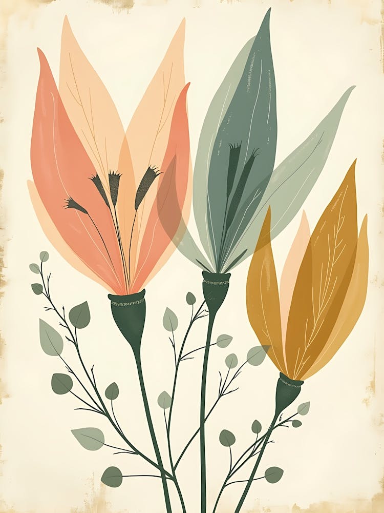Elegante Botanische Ruhe