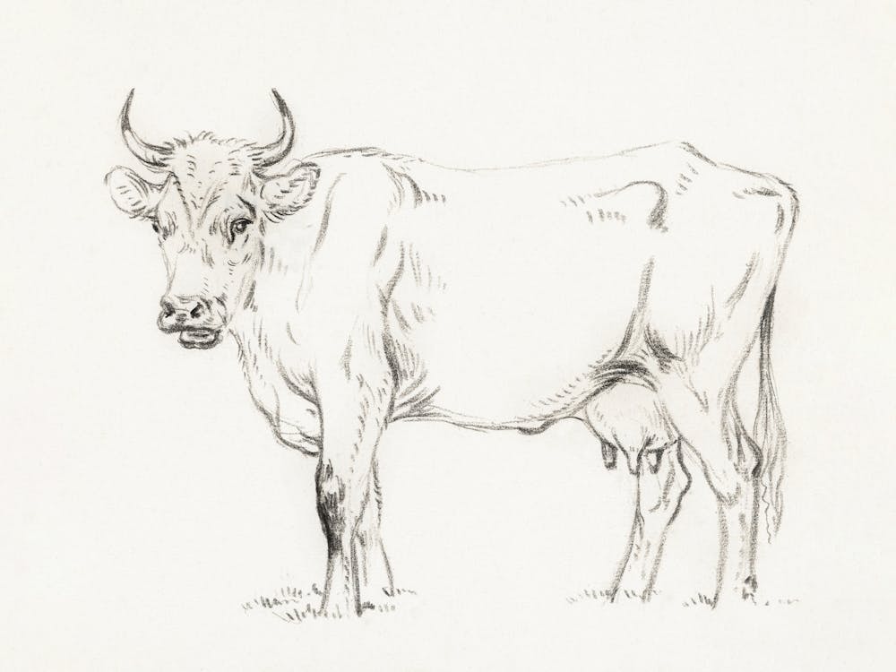 Standing Cow 3, Jean Bernard