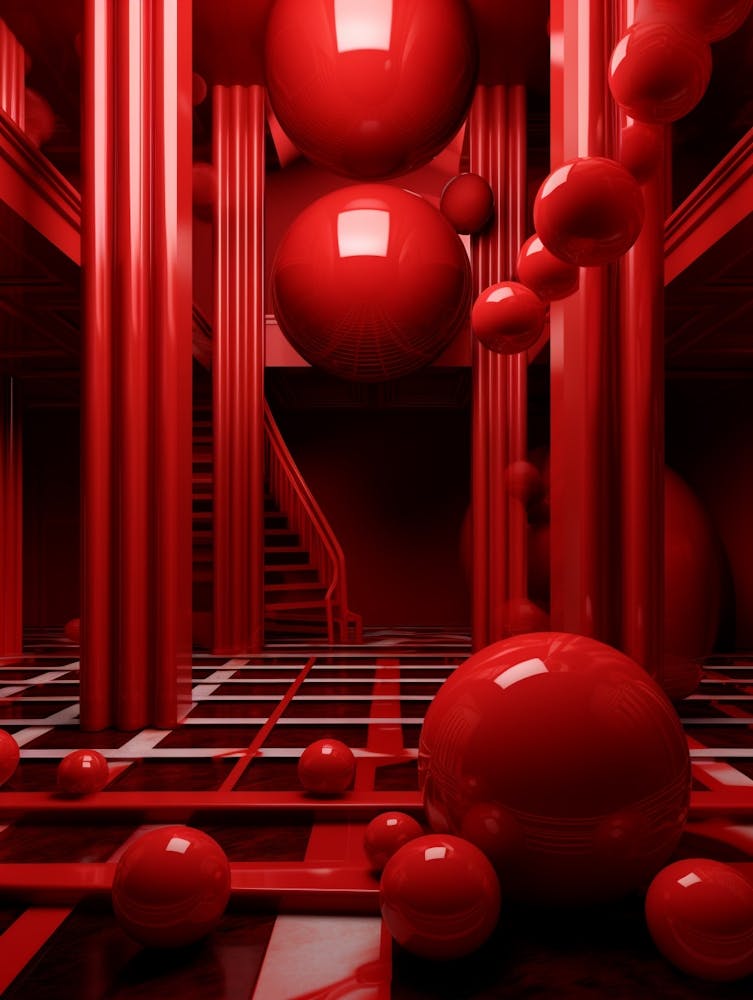 Abstrakte 3D Illustration 1