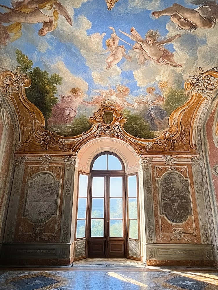 Palazzo Rosso Frescoes, Genoa, Liguria