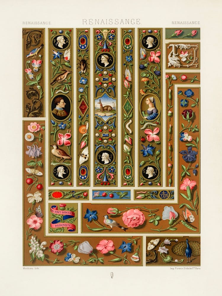 Renaissance-Muster, Albert Racine 2