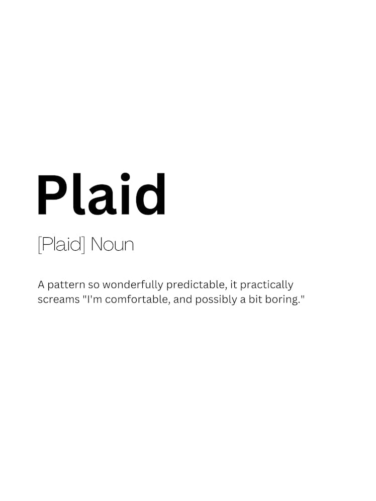 Plaid Definition Meaning