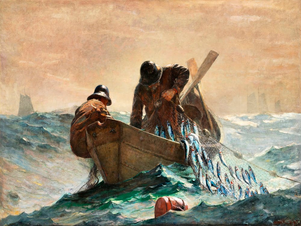 The Herring Net (1885), Winslow Homer