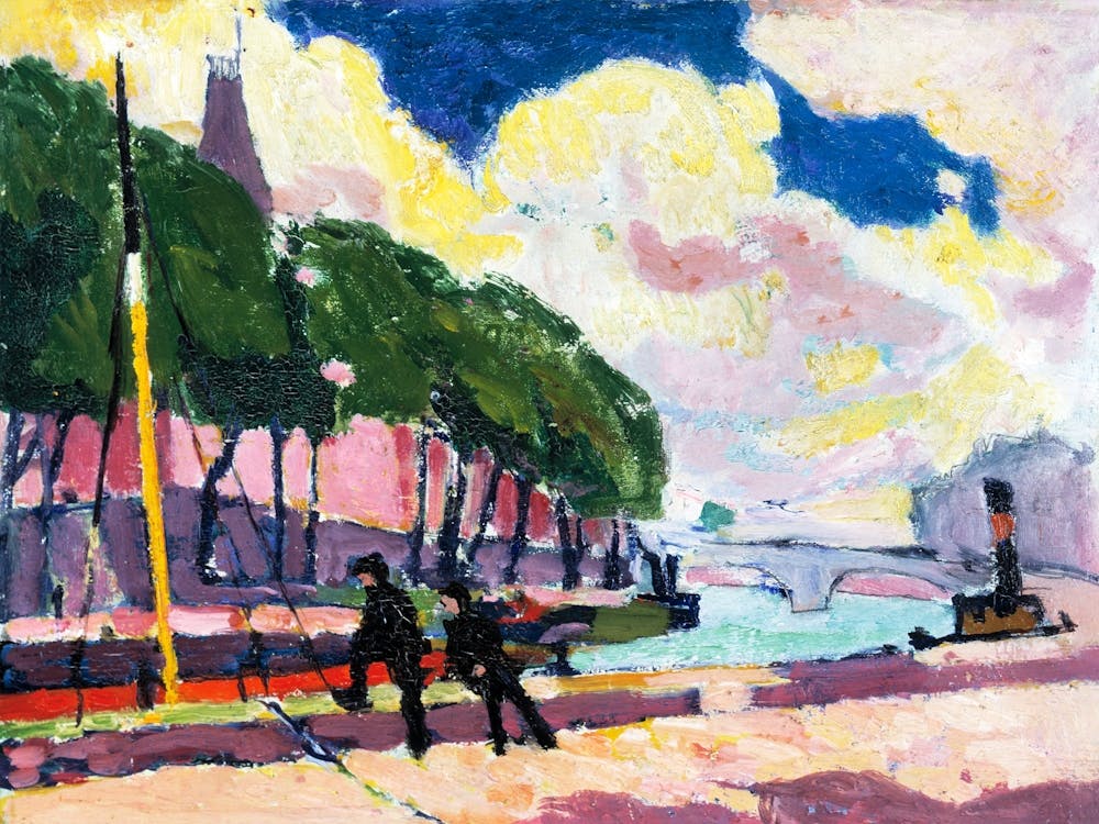 On The Banks Of The Seine, Henry Lyman Sayen