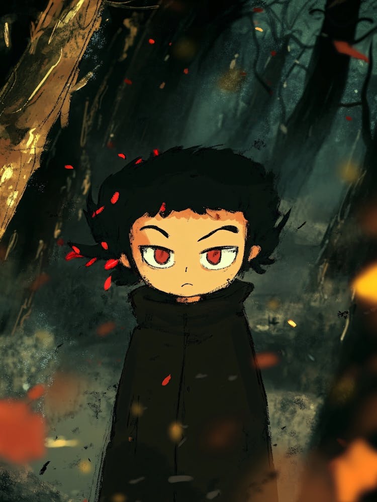 Boy In The Forest 1