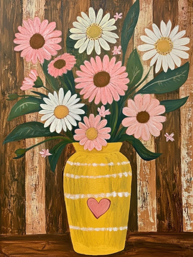 Daisies In A Vase 19