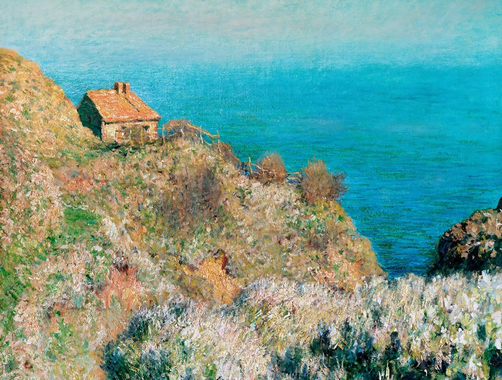 Claude Monet - House On The Cliff 1