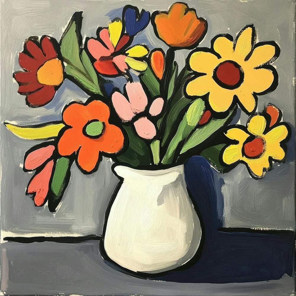 Flowers In A Vase 334