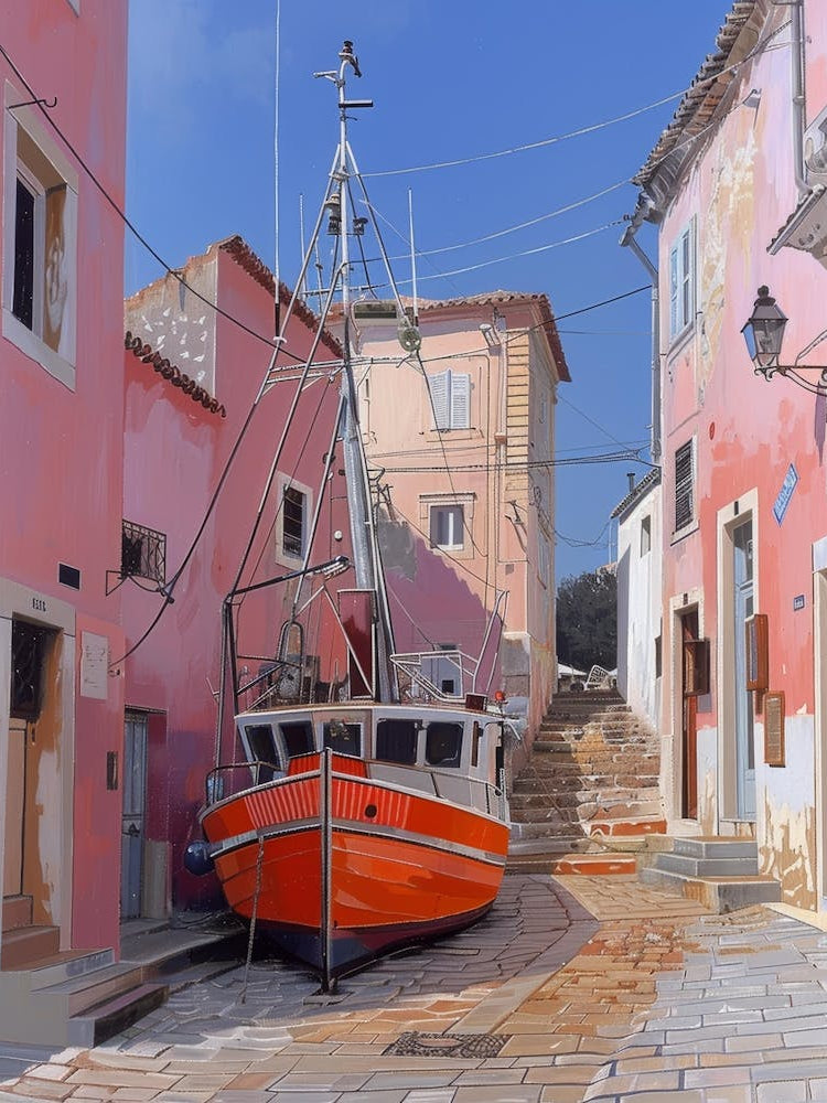 Fishing Boat In Croatia