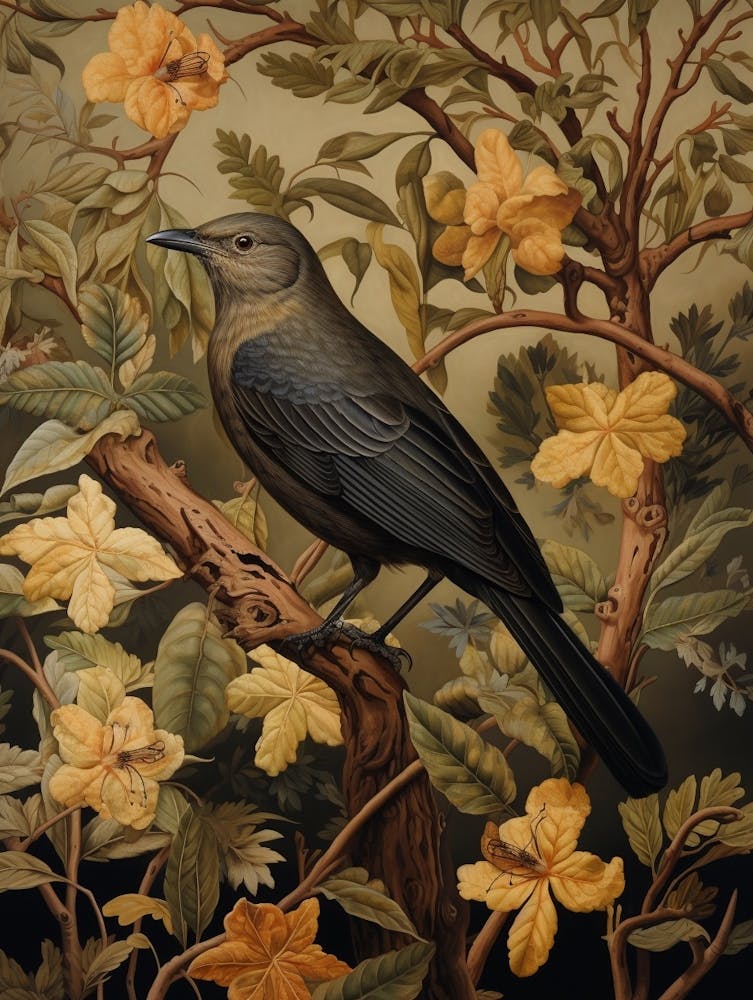Dunkel und stimmungsvoller botanischer Kuckuck 4