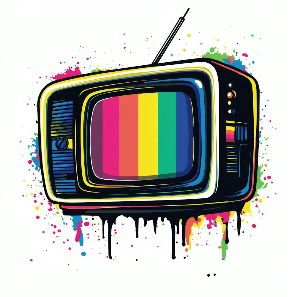 Pop Culture Inspired Retro Tv
