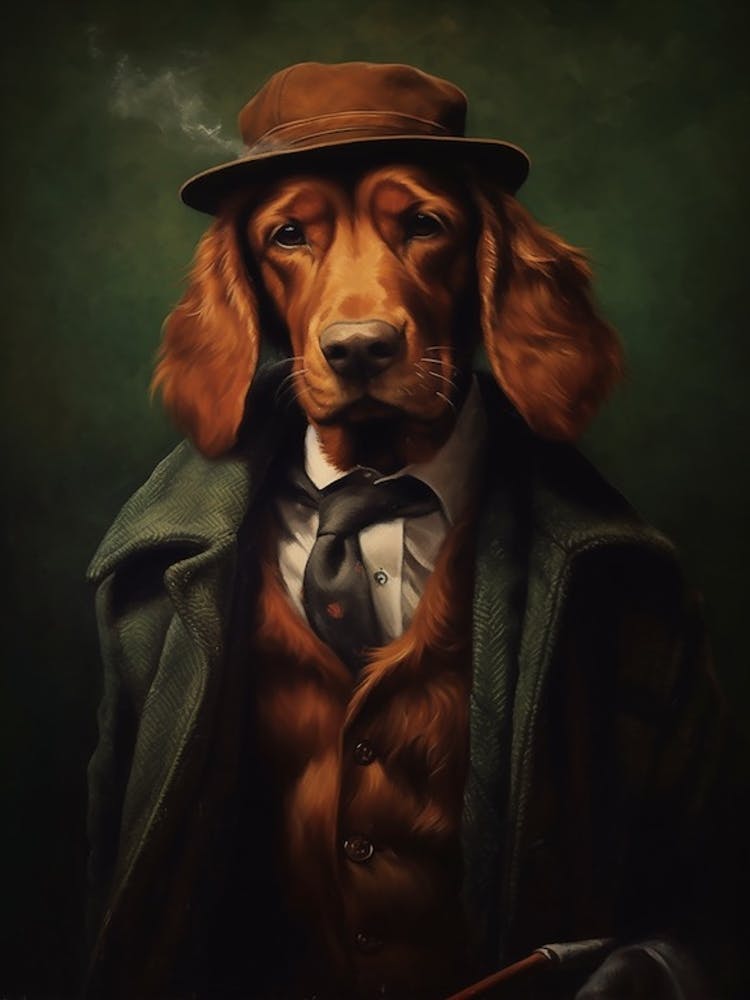 Gangster Dog Irish Setter 3