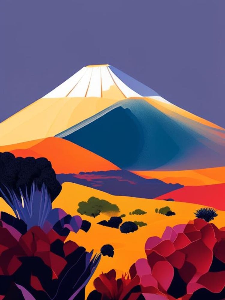 Timanfaya National Park Spain Pop Matisse