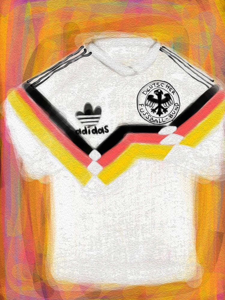 Germany Soccer Jersey 1990