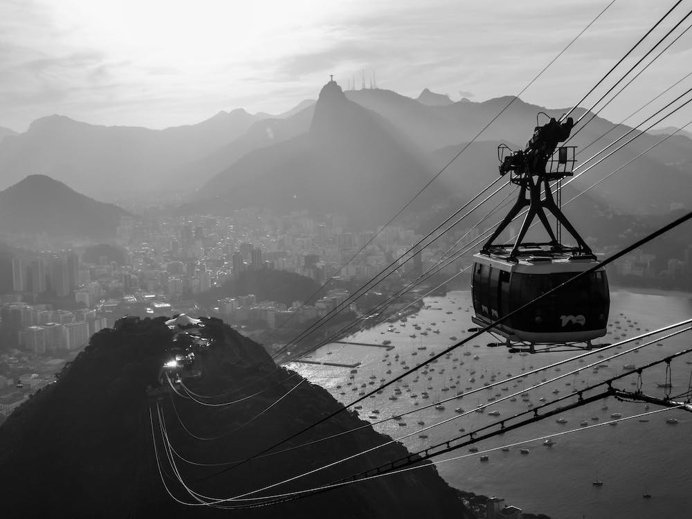 Views From The Sugar Loaf In Rio  Corcovado