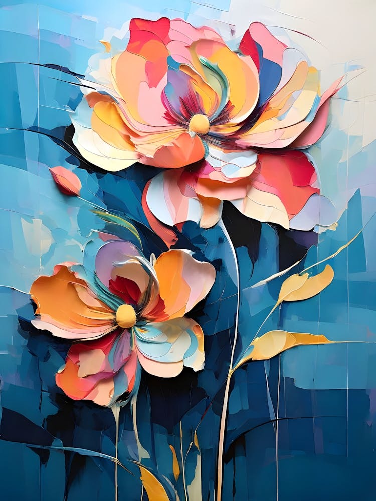 Abstract Flower Painting 22