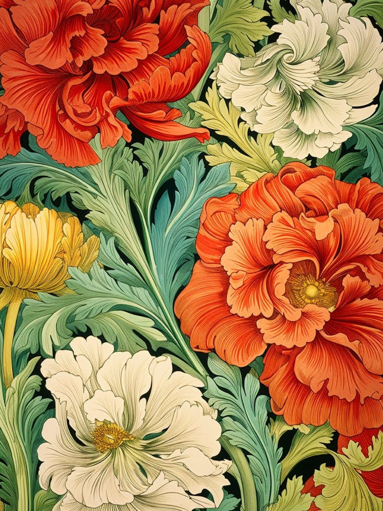 Victorian Floral Wallpaper 4