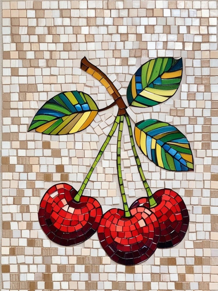 Mosaïque De Cerises 3