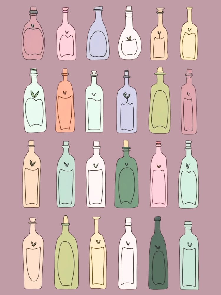 Doodles Of Bottles 1