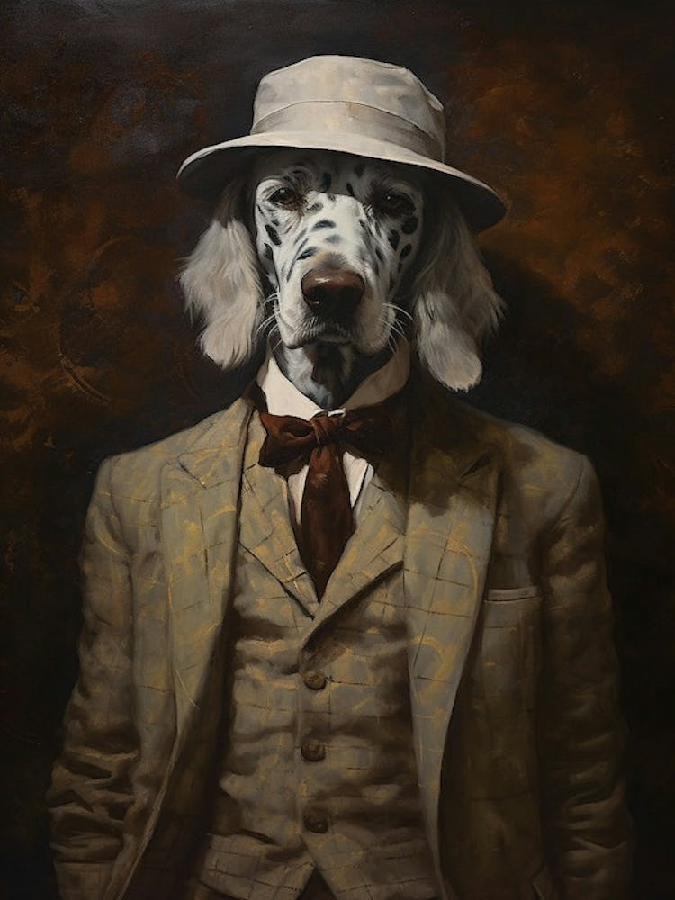 Gangster Hund English Setter