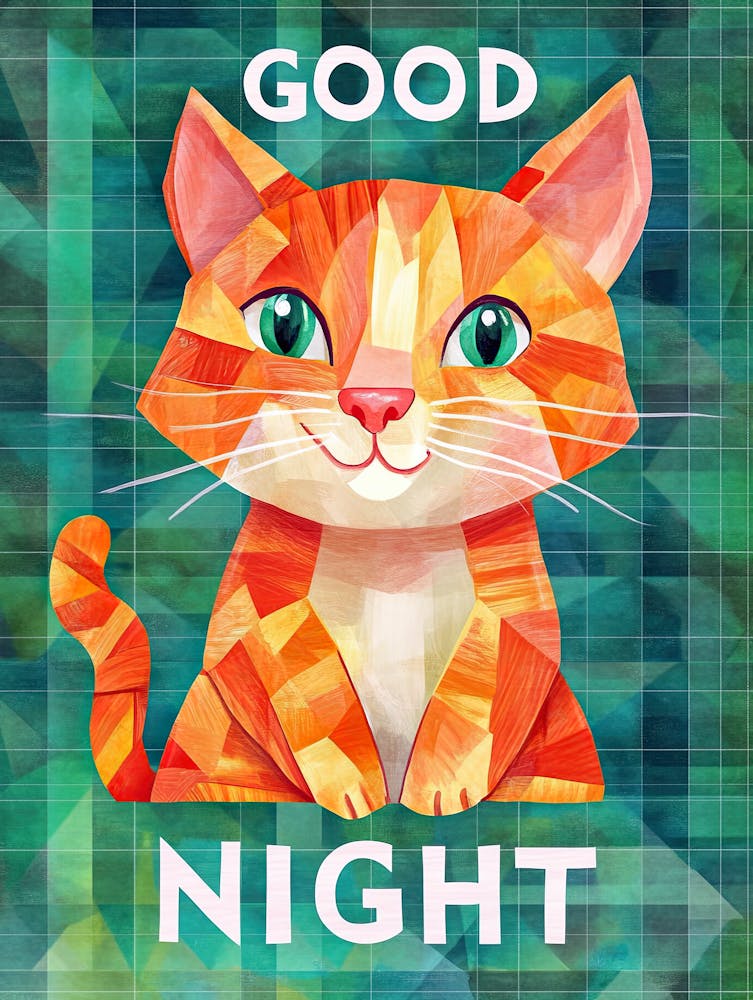 Little Tails Good Night Children S Prints & Kids Posters