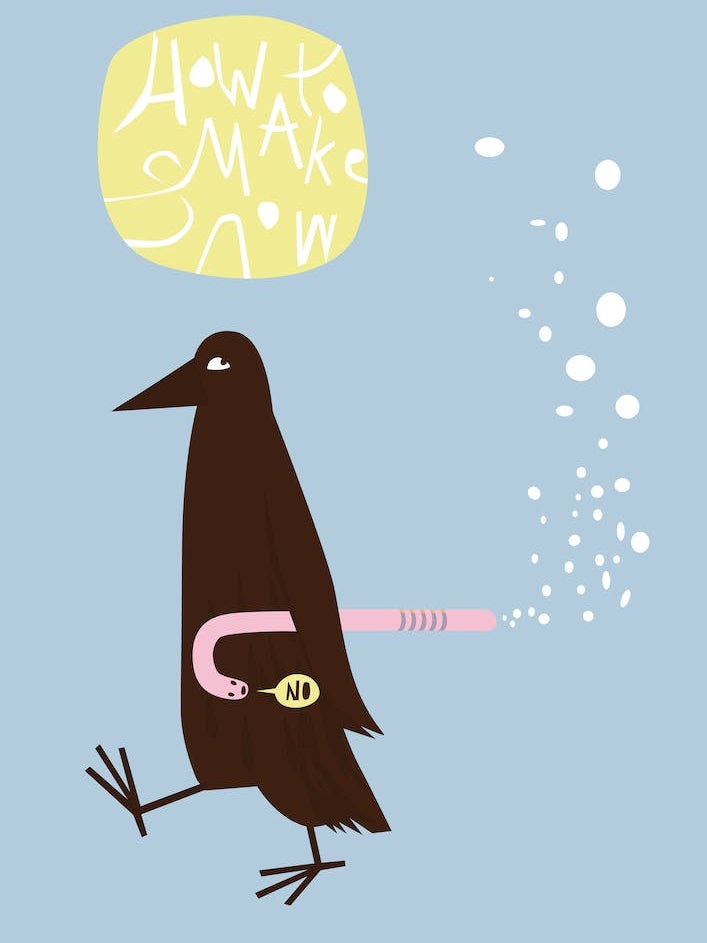 How To Make Snow   Bird And Worm