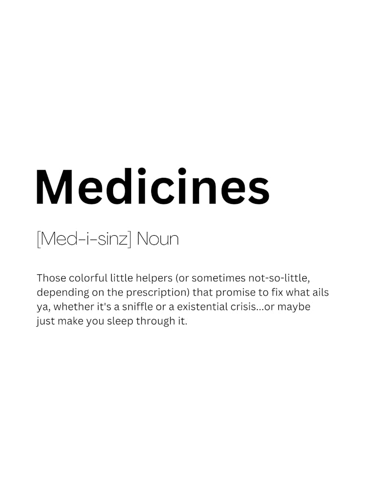 Medikamente Definition Bedeutung