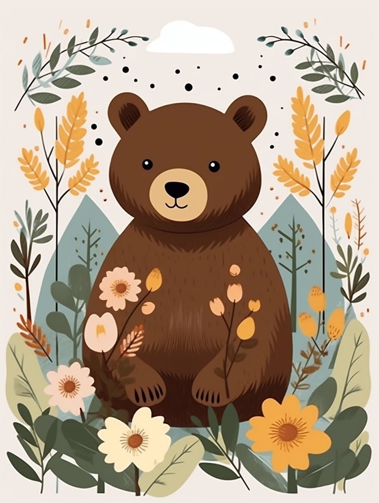 Illustration d'Animal Bébé Ours 14