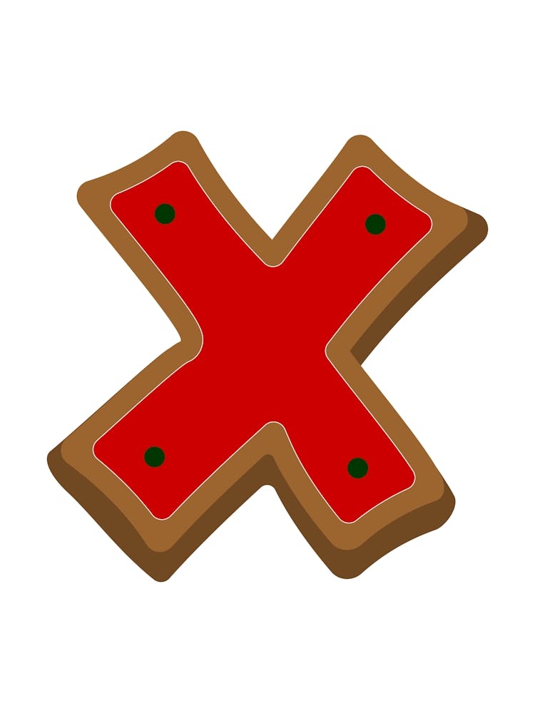 Gingerbread Decorative Letters Living Room Holiday Display 22