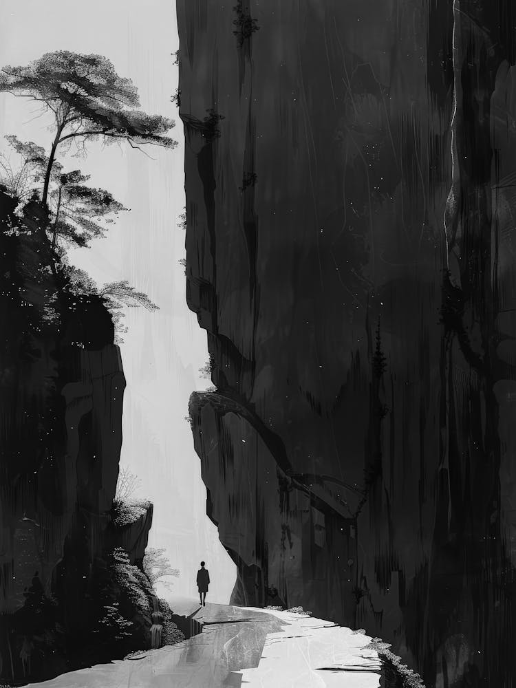 Black And White Painting 35