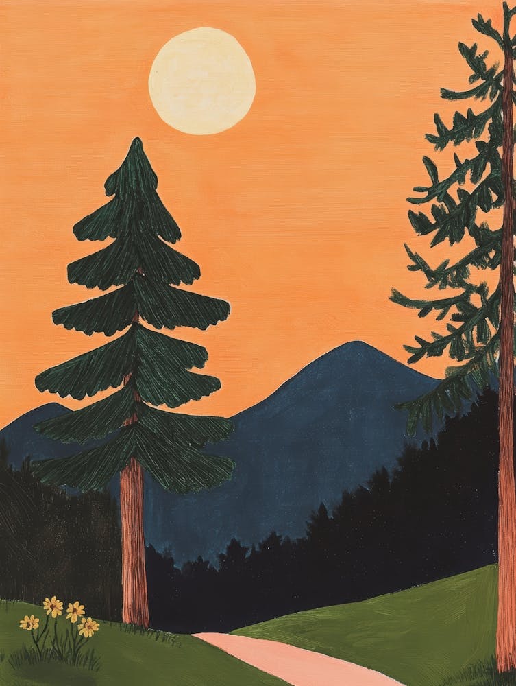 Sunset In The Mountains 118