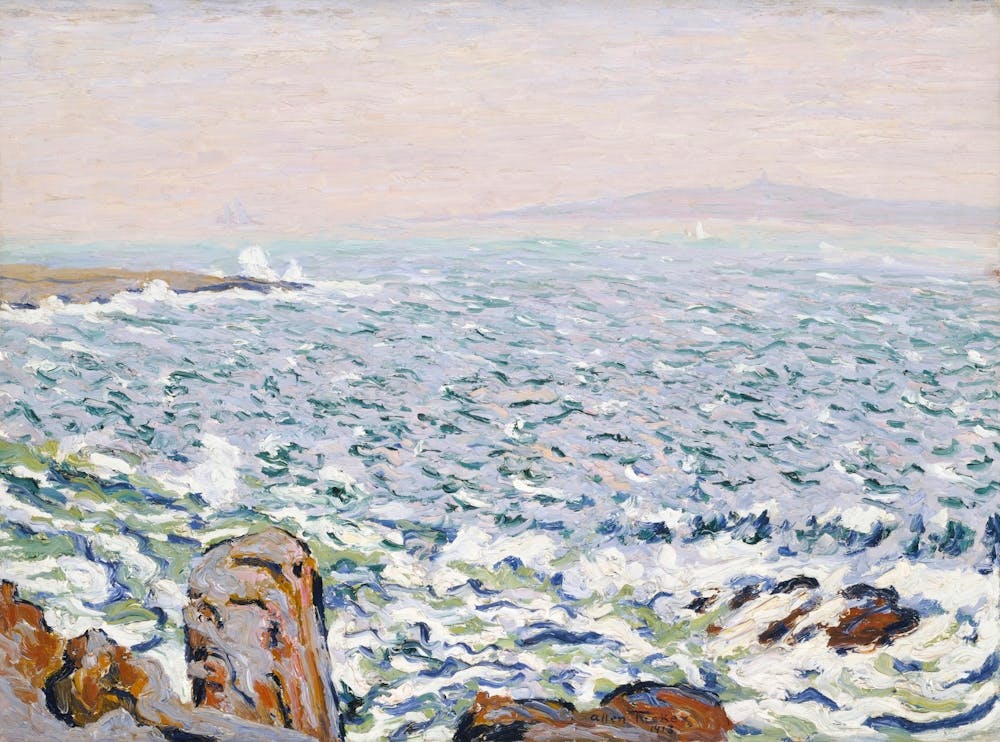 Claude Monet At The Sea