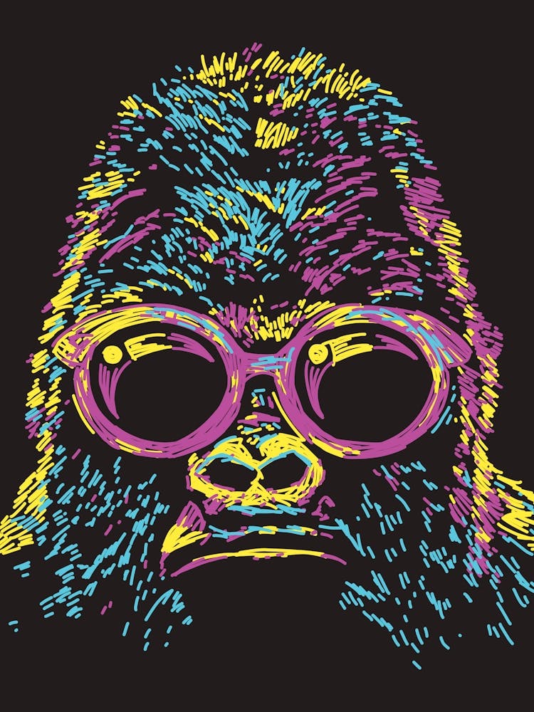 Gorilla In Glasses Pop