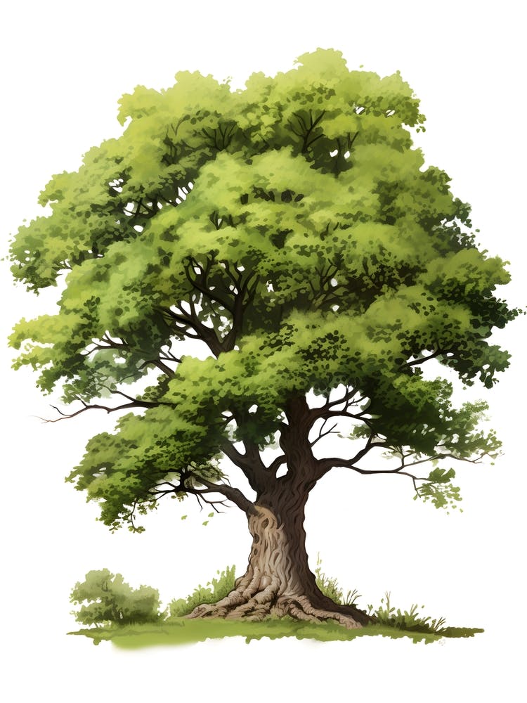 Oak Tree Drawing