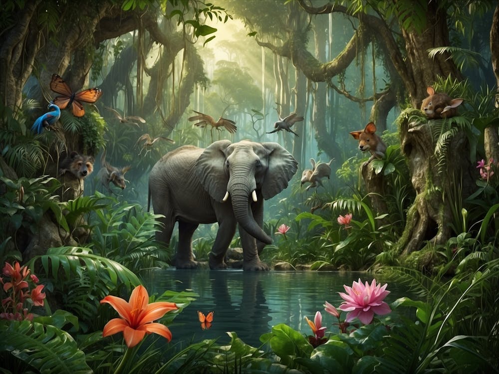 Elephant In The Jungle 1
