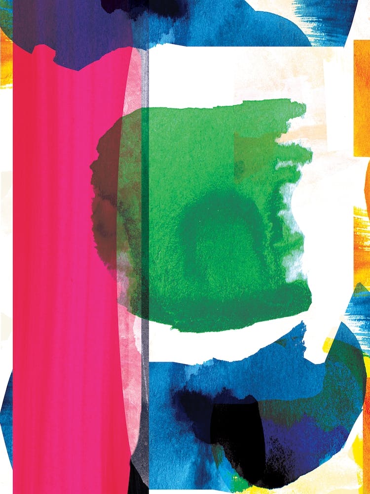 Bright Abstract Watercolour