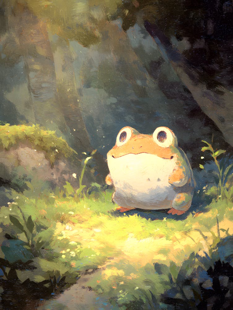 Adorable Toad In The Forest 1