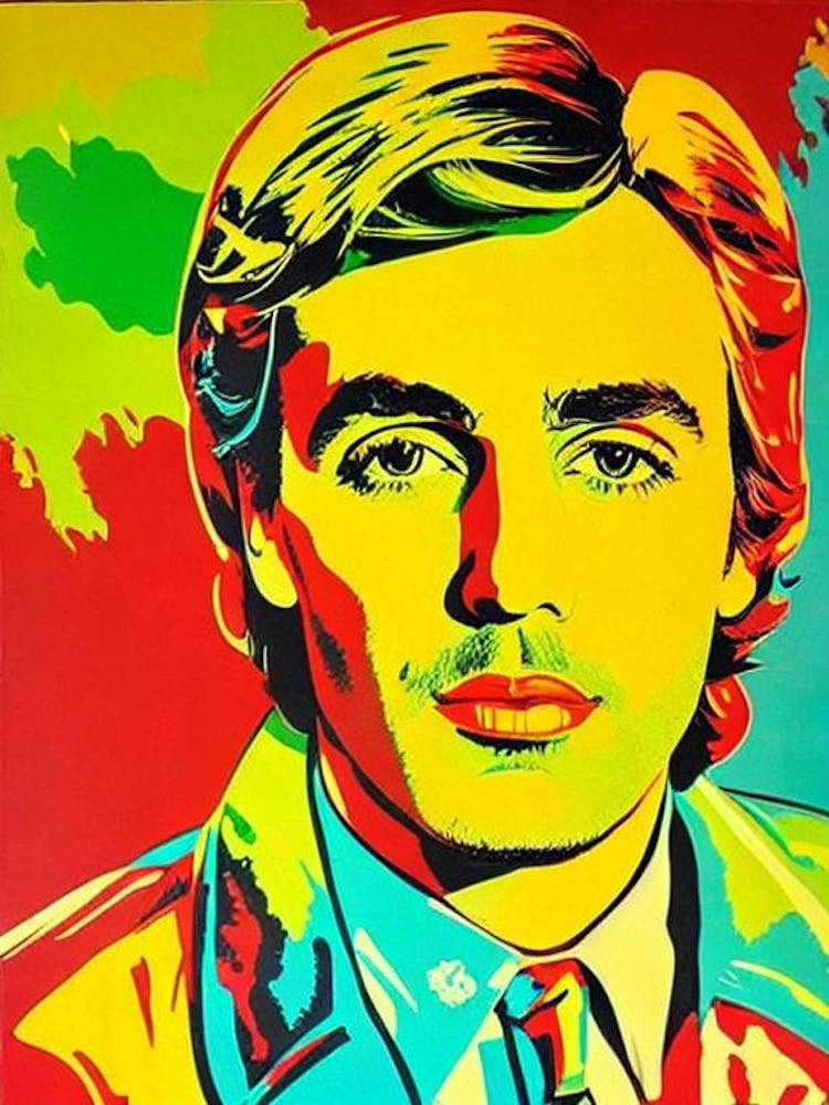Melendi Farbenfrohe Pop Art