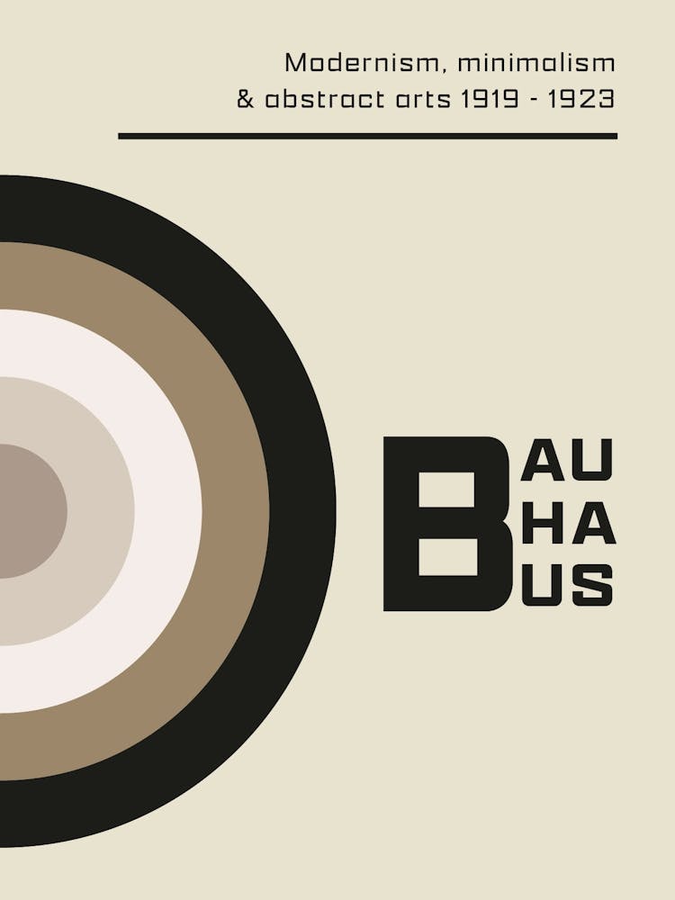 Neutral Bauhaus - Abstract Target