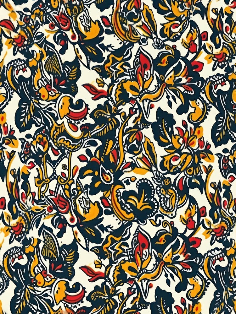 Aster Amaze London Fabrics Floral Pattern 1